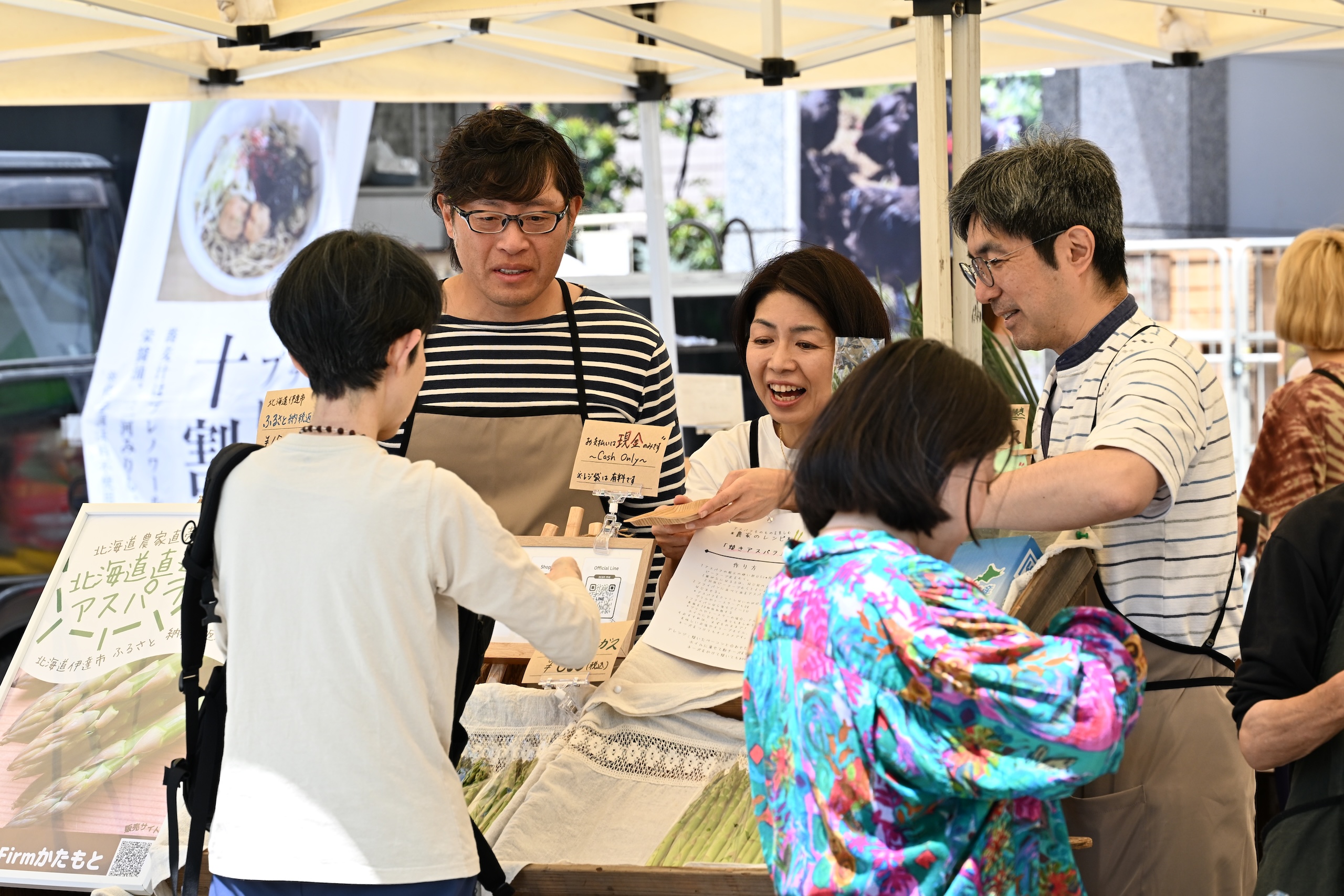 マルシェ出店の様子
